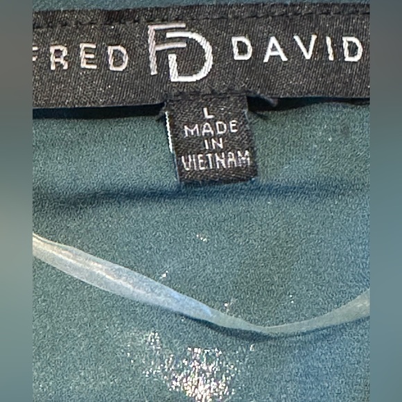 Fred David Top Sheer Bell Sleeves with Soft Plush Front Size L 12/14 - Picture 8 of 13